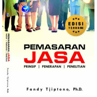 Pemasaran Jasa : Prinsip; Penerapan; Penelitian