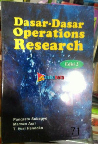 Dasar-Dasar Operation Research