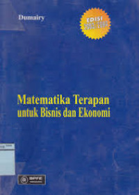 Matematika Terapan untuk Bisnis dan Ekonomi