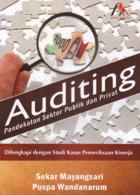 Auditing : Pendekatan Sektor Publik Dan Privat Dilengkapi Dengan Studi Kasus Pemeriksaan Kinerja