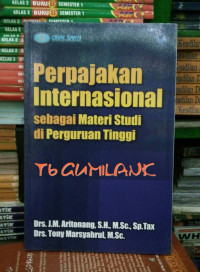 Perpajakan Internasional Sebagai Materi Studi Di Perguruan Tinggi