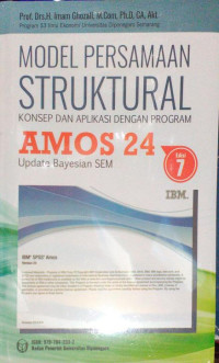 Model Persamaan Struktural Konsep dan Aplikasi Dengan Program AMOS 24 Update Bayesian SEM