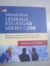 Mendirikan Lembaga Keuangan Mikro (LKM)