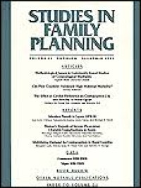 Studies In Family Planning