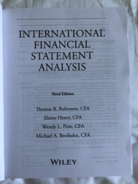 International Financial Statement Analysis