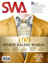 SWA : Indonesia Most Valuable Brands 100 Merek Paling Mahal