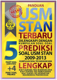 USM STAN Terbaru Dilengkapai Dengan Kumpulan soal soal Prediksi soal USM STAN 2009-2013